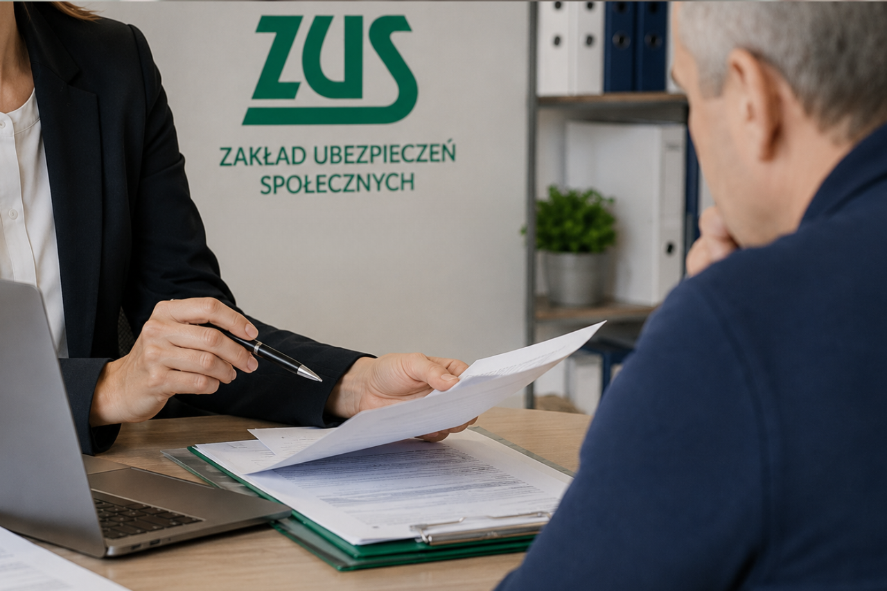 Doradztwo w postępowaniach ZUS – profesjonalna konsultacja w biurze z ekspertem analizującym dokumenty i wyjaśniającym klientowi kwestie związane z ubezpieczeniami społecznymi, składkami oraz sprawami prowadzonymi przed Zakładem Ubezpieczeń Społecznych.